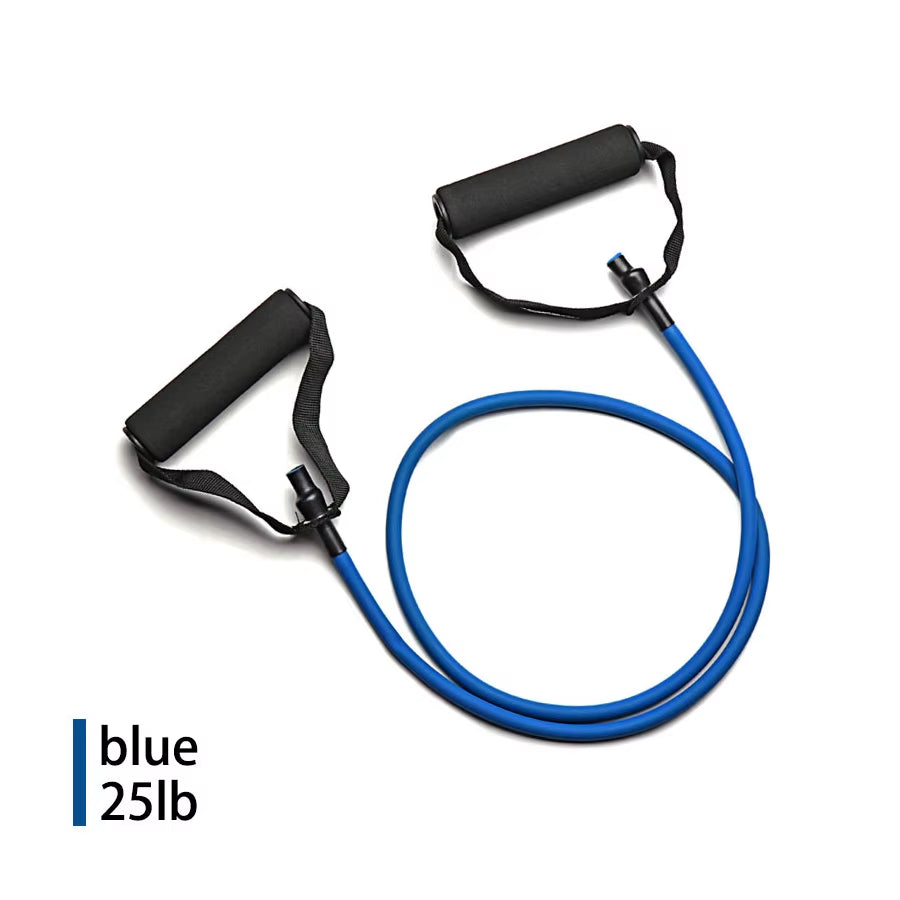 5 Levels Resistance Bands with Handles Training Exercise Tube Band Pull Rope Fitness Elastic Bands Workouts Strength Equipment