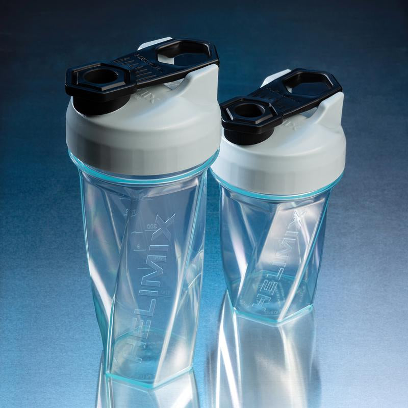 Helimix Monochrome Series Shaker Bottles - No Whisks No Screens No Clumps - Mix Your Preworkout and Protein with the Most Efficient and Simple Shaker Cup on the Market - Helimix
