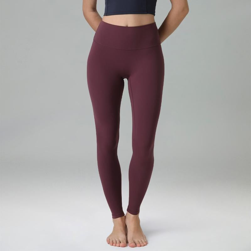 Colorfulkoala Women'S No Front Seam Dreamlux High-Waisted Yoga Pants Tummy Control Athletic Workout Leggings with Inner Pocket 25"/28"