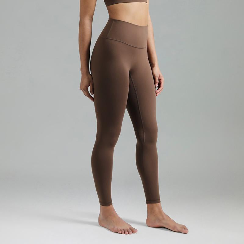 Colorfulkoala Women'S No Front Seam Dreamlux High-Waisted Yoga Pants Tummy Control Athletic Workout Leggings with Inner Pocket 25"/28"