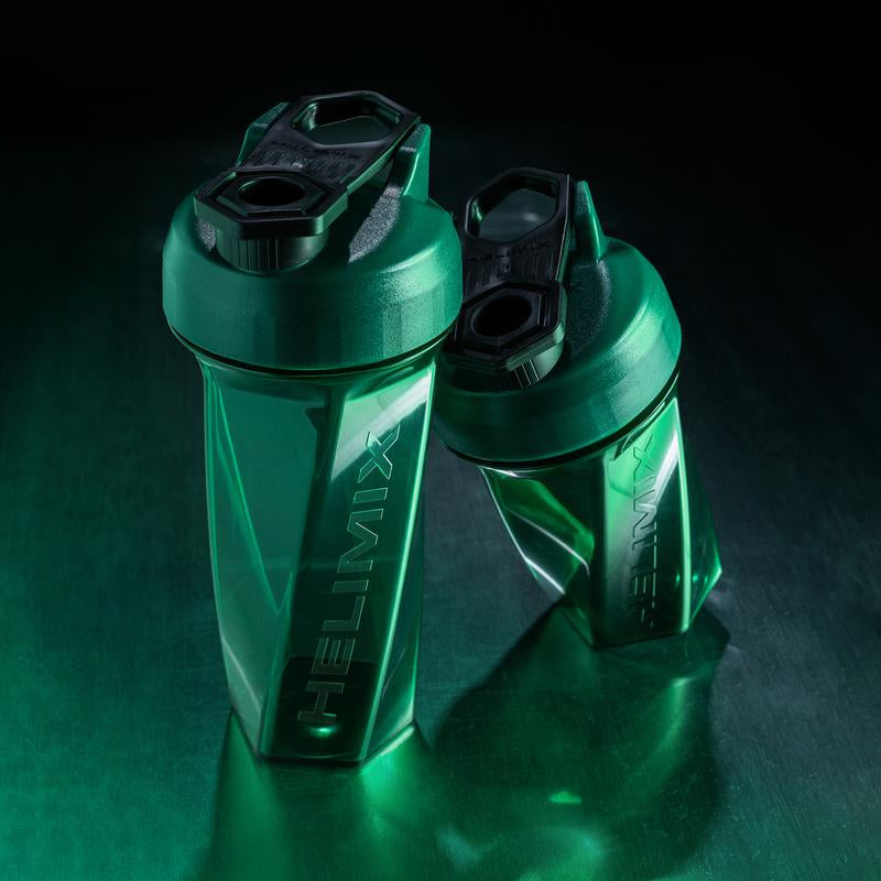 Helimix Monochrome Series Shaker Bottles - No Whisks No Screens No Clumps - Mix Your Preworkout and Protein with the Most Efficient and Simple Shaker Cup on the Market - Helimix