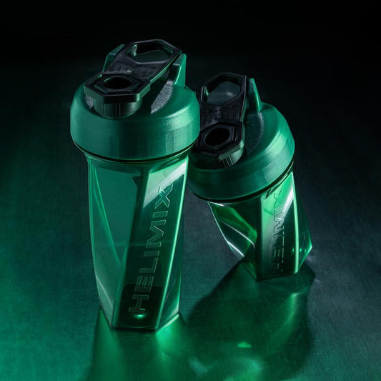 Helimix Monochrome Series Shaker Bottles - No Whisks No Screens No Clumps - Mix Your Preworkout and Protein with the Most Efficient and Simple Shaker Cup on the Market - Helimix