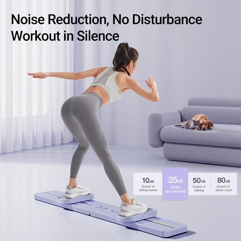 UMAY Ski Coach 3-In-1 Comprehensive Exercise Machine, Strength Training, Total Body Sculpting, Foldable and Portable Postpartum Women Pelvic Floor Muscle Repair, Hip Trainer Home Gym.