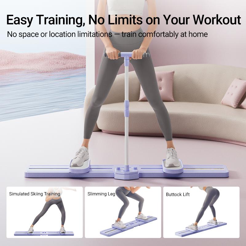 UMAY Ski Coach 3-In-1 Comprehensive Exercise Machine, Strength Training, Total Body Sculpting, Foldable and Portable Postpartum Women Pelvic Floor Muscle Repair, Hip Trainer Home Gym.