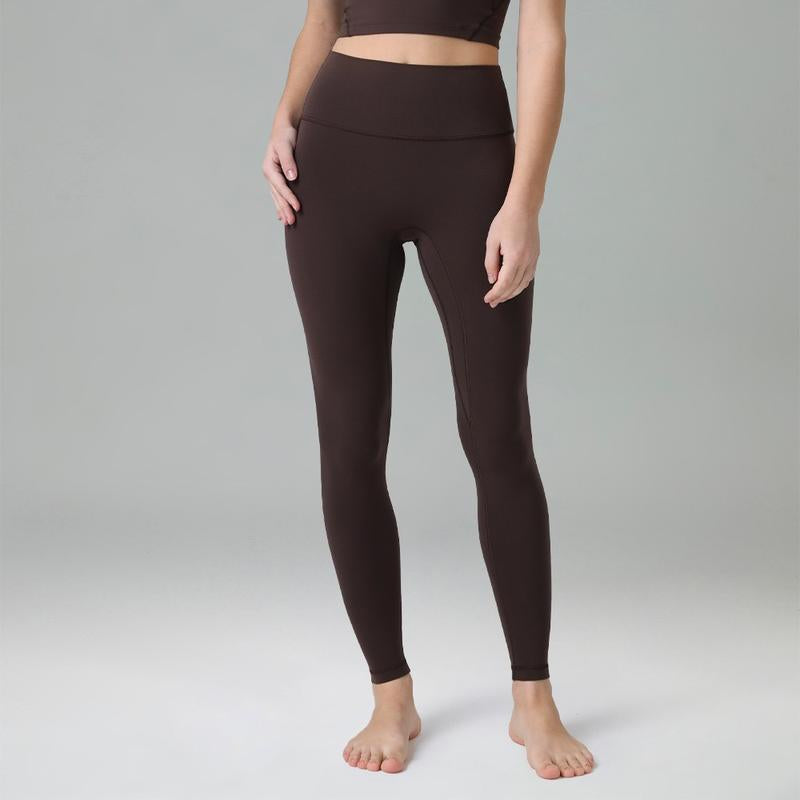 Colorfulkoala Women'S No Front Seam Dreamlux High-Waisted Yoga Pants Tummy Control Athletic Workout Leggings with Inner Pocket 25"/28"