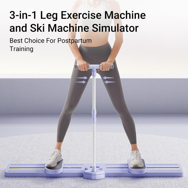 UMAY Ski Coach 3-In-1 Comprehensive Exercise Machine, Strength Training, Total Body Sculpting, Foldable and Portable Postpartum Women Pelvic Floor Muscle Repair, Hip Trainer Home Gym.